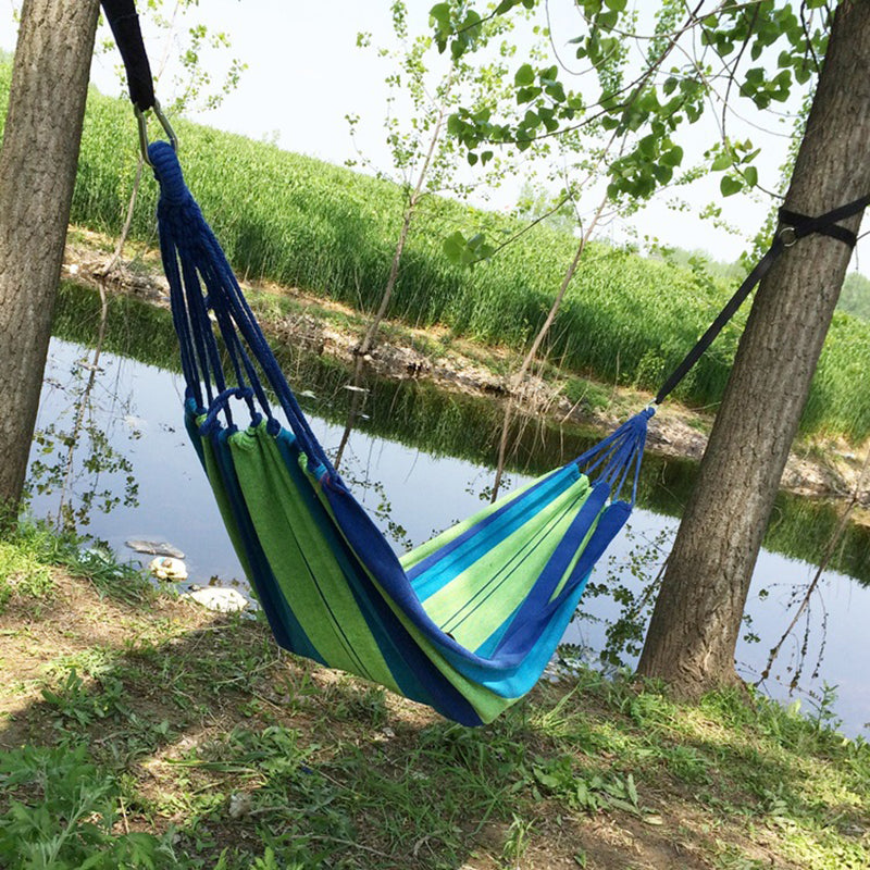 280*80cm Camping Portable Outdoor Hammock Folding Single Hanging Canvas