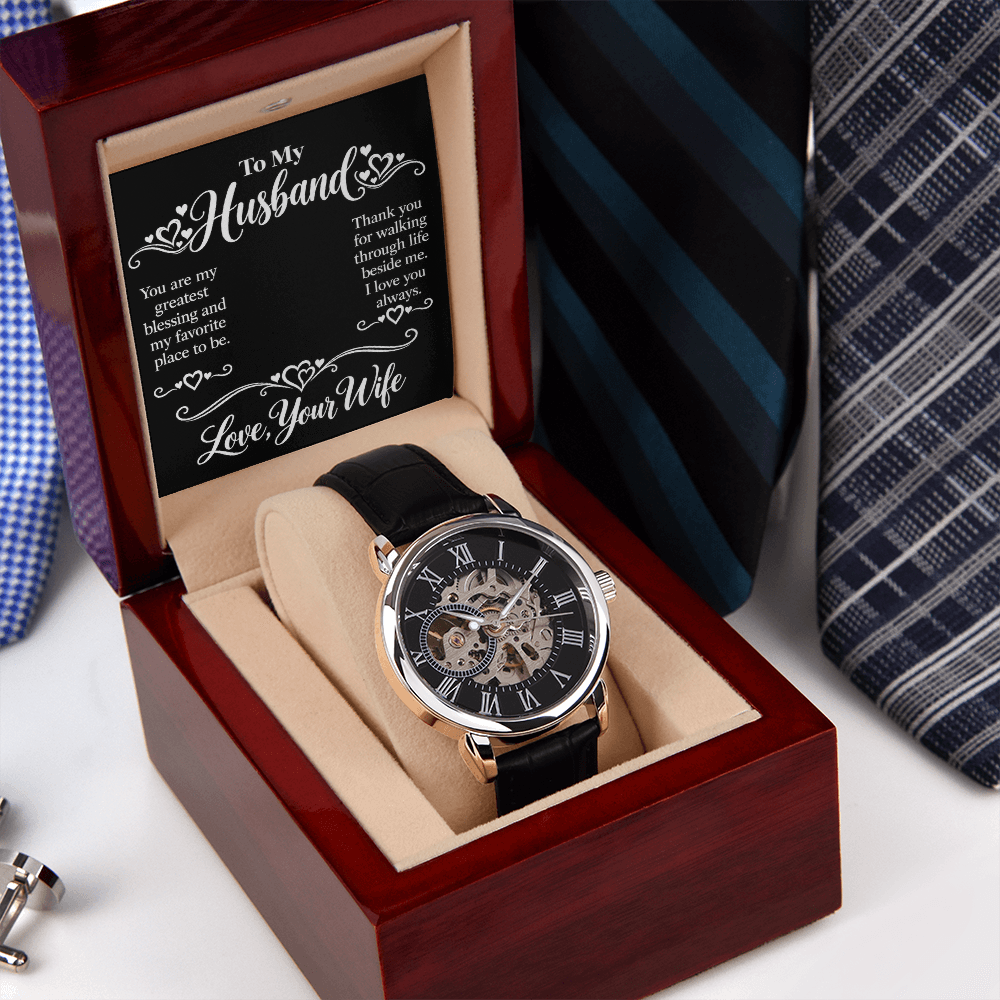 Openwork Watch for Husband