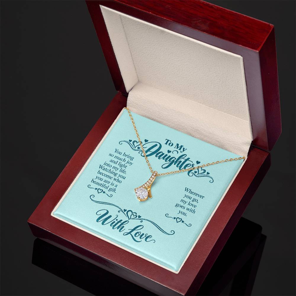 Alluring Beauty Necklace for Daughter