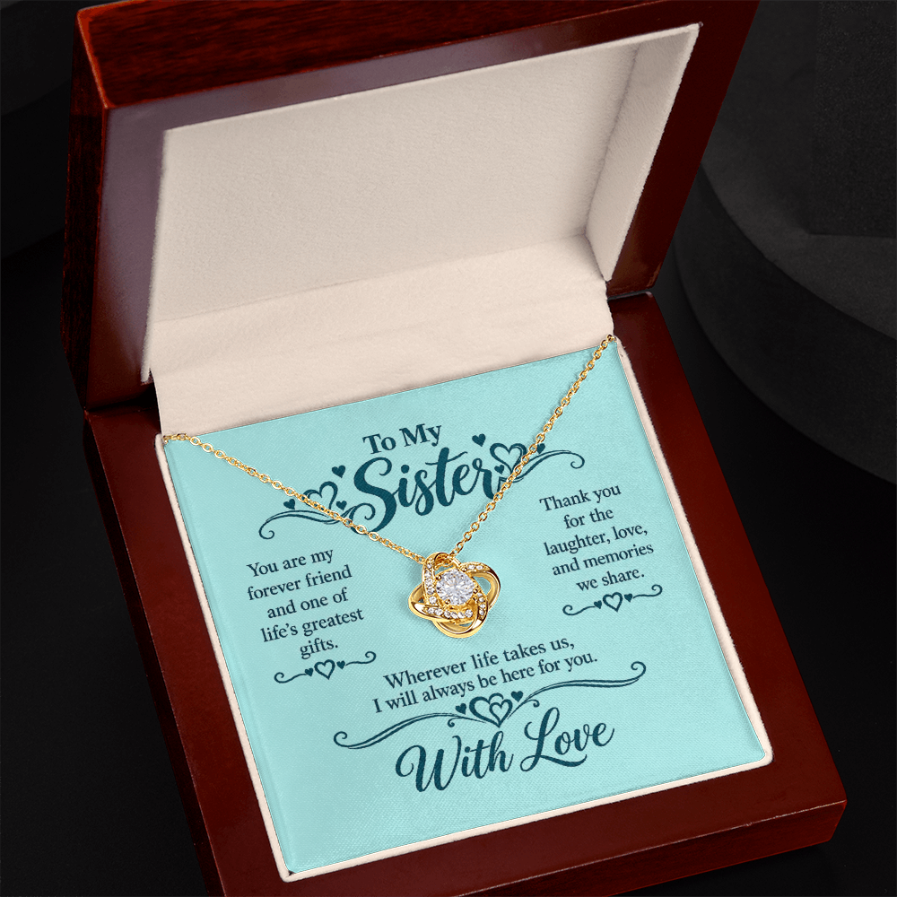 Love Knot Necklace for Sister