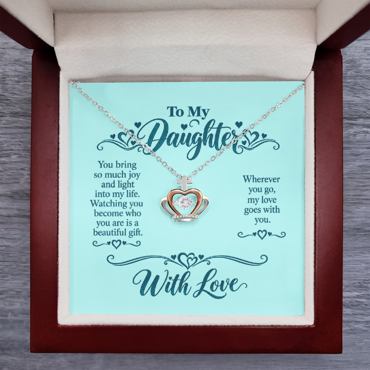 Crown Necklace for Daughter