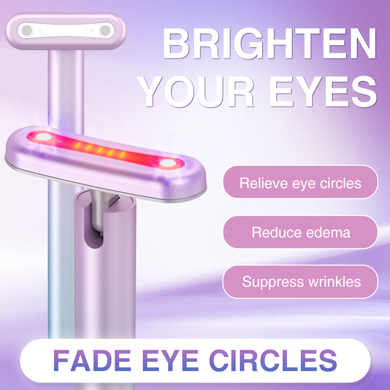 Portable Rechargeable Electric Eye Massager with Microcurrent, Safely Lifting Eye Bags