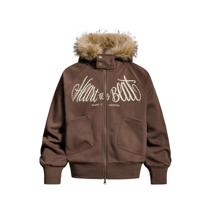 Buckled Shoulder Winter Jacket