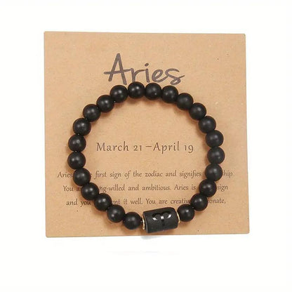 Natural Stone Beaded Tiger Eye Choose your Zodiac Sign | Attract Abundance Bracelet