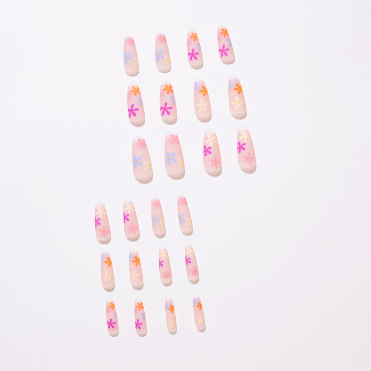 Rainbow Sunflower Wearable Nail Patch