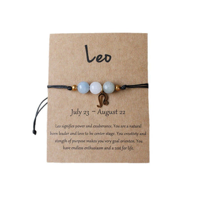 Natural Stone Beaded Tiger Eye Choose your Zodiac Sign | Attract Abundance Bracelet