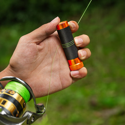 Aluminum Alloy Traction Rod – Anti-slip Rubber, Hook Line for Pulling / Knotting Fishing Tool