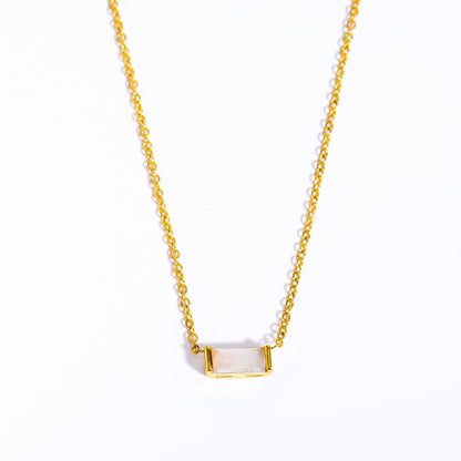 Natural Birth Stone Necklace - Twelve Months