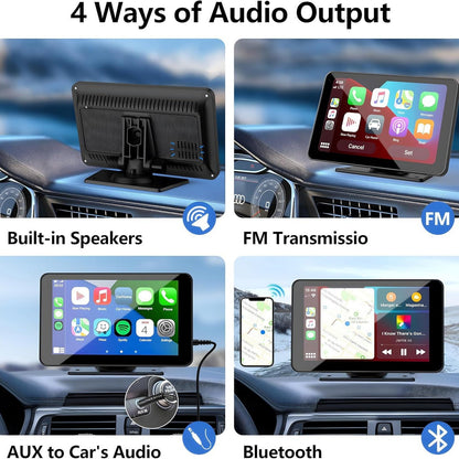 7-Inch Wireless CarPlay & Android Display