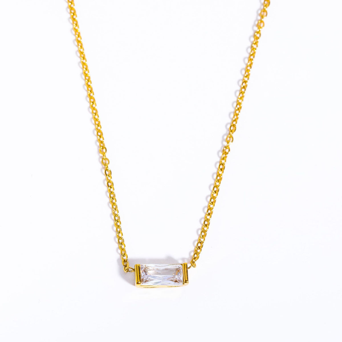 Natural Birth Stone Necklace - Twelve Months