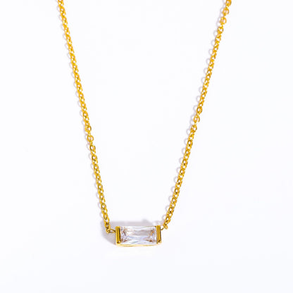 Natural Birth Stone Necklace - Twelve Months