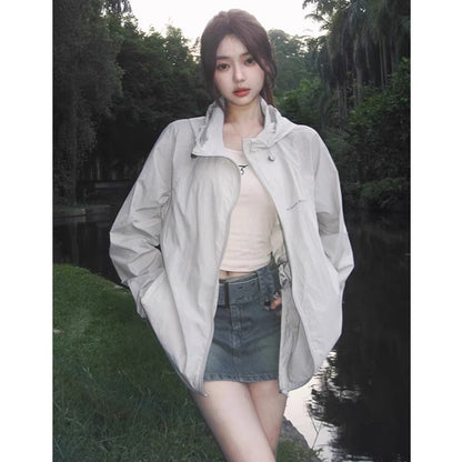 Sun Protection Jacket Lightweight Sheer Outerwear