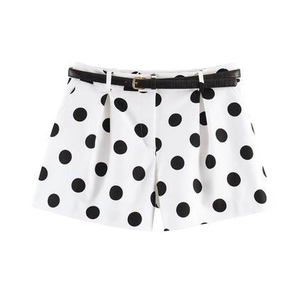 High Waisted with Waistband Casual Shorts