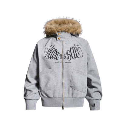 Buckled Shoulder Winter Jacket
