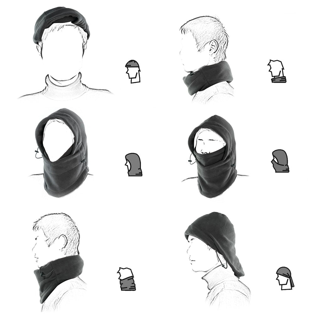 Thermal Fleece Balaclava for Winter Riding