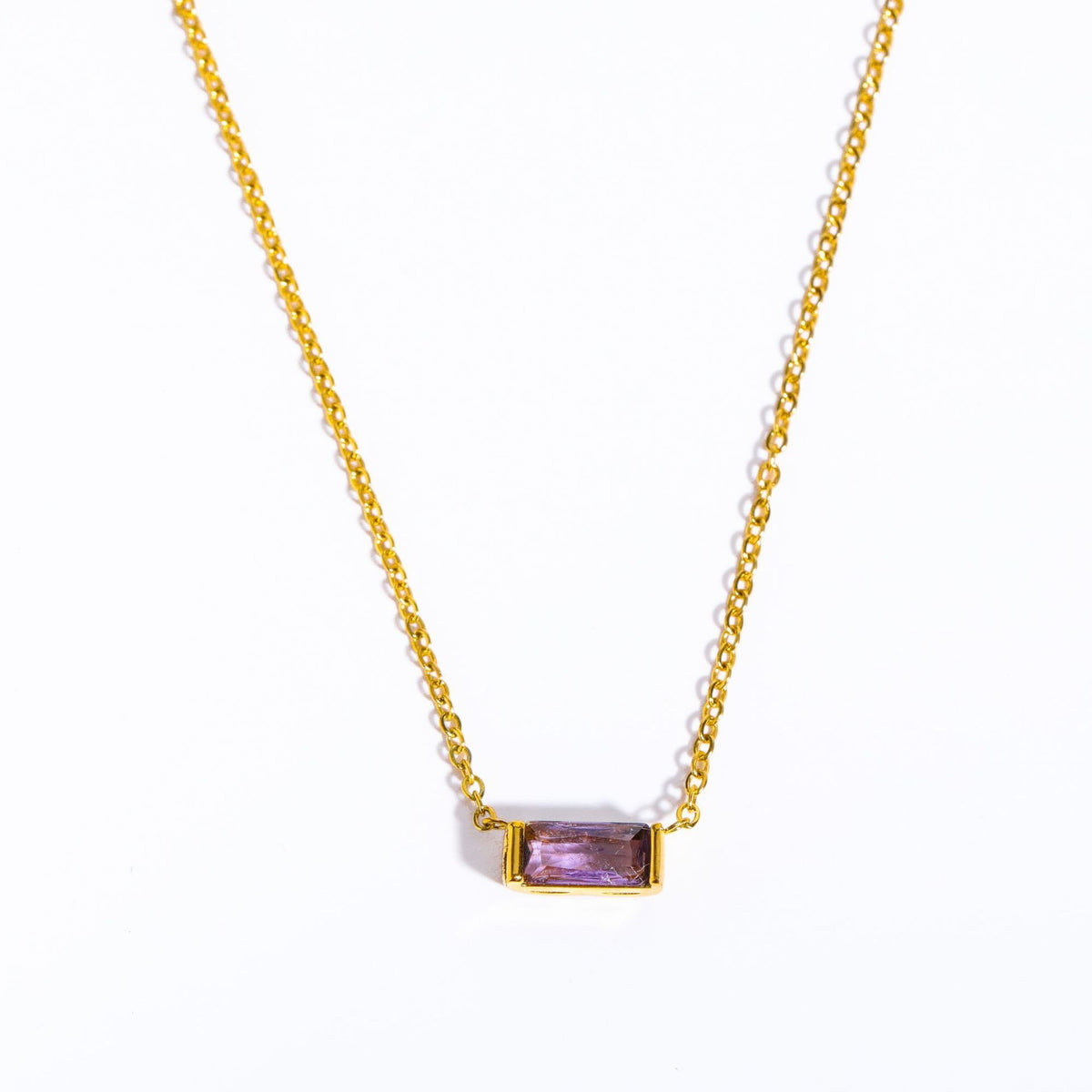 Natural Birth Stone Necklace - Twelve Months