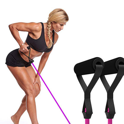 9-in-1 Color-Coded Push Up Board with Resistance Bands