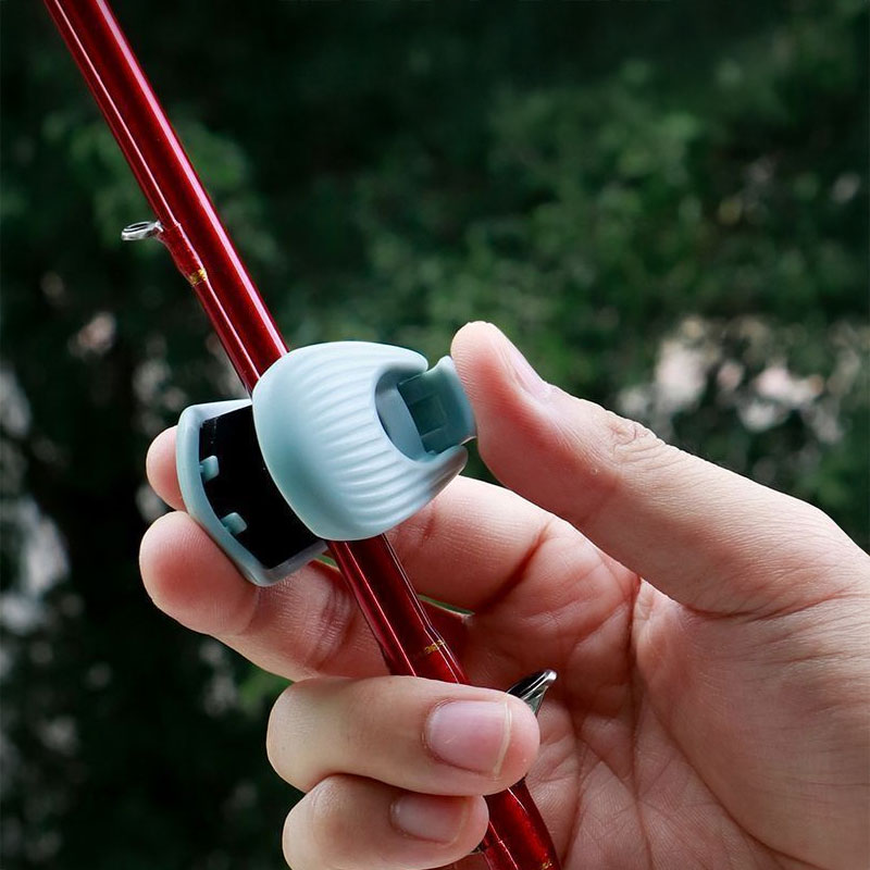 Universal Fishing Rod Holder: Multi-Function Binder Clip with Double Lock, Sponge Pad