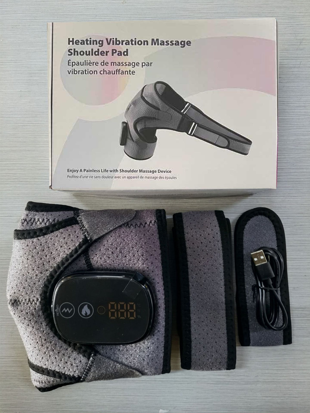 Smart Heated Shoulder Massager with Vibration