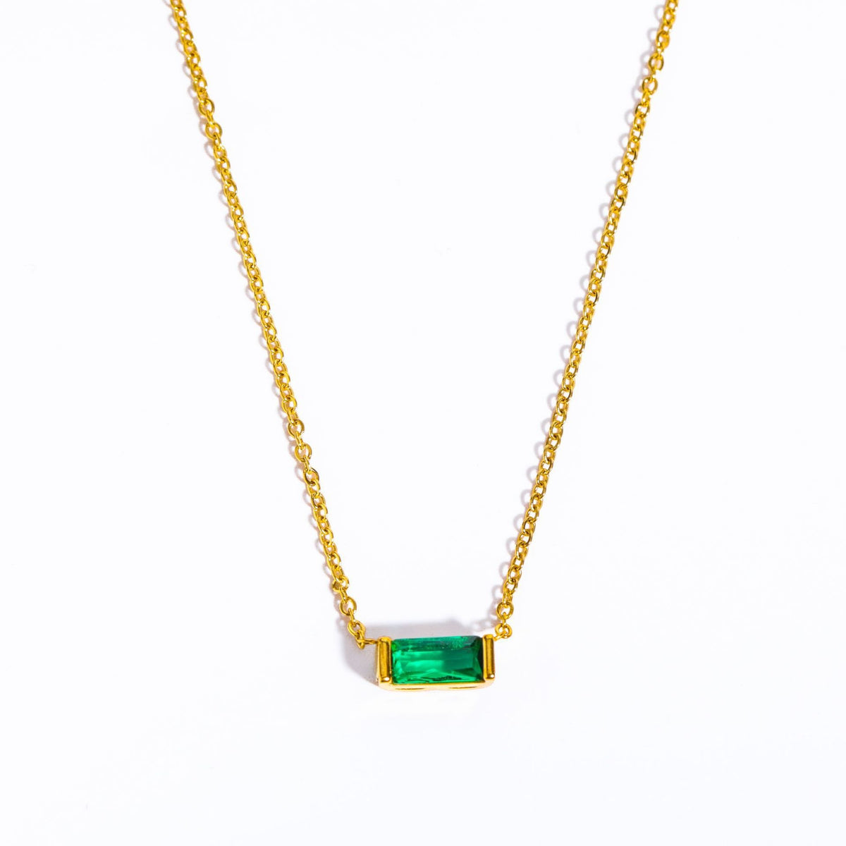 Natural Birth Stone Necklace - Twelve Months