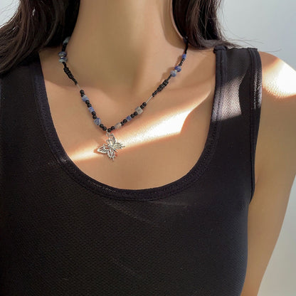 Natural Stone Beaded Necklace
