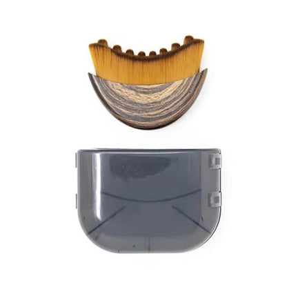 Curved Facial Contour Makeup Brush