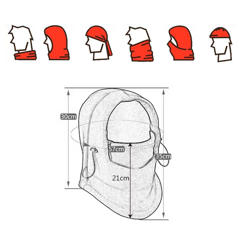 Thermal Fleece Balaclava for Winter Riding
