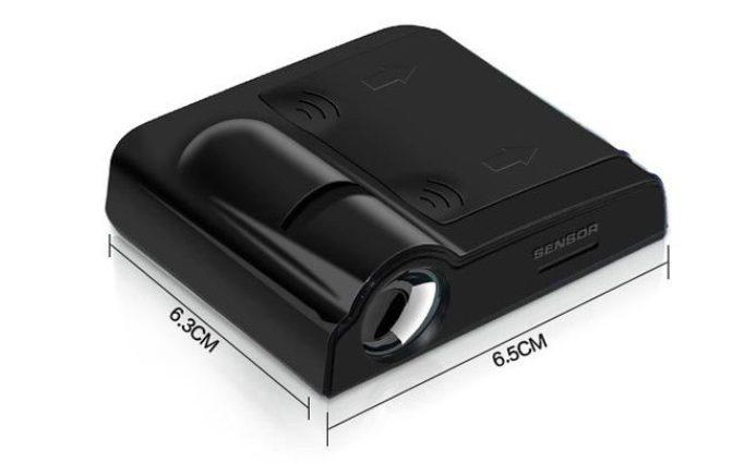 Battery-Powered Car Door Welcome Projector Light