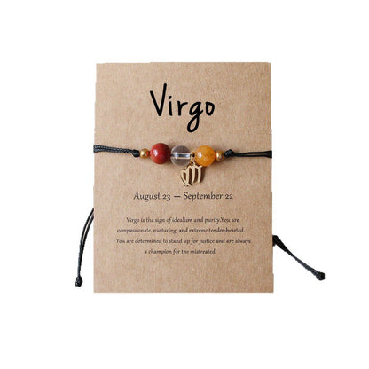 Natural Stone Beaded Tiger Eye Choose your Zodiac Sign | Attract Abundance Bracelet