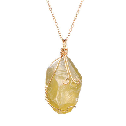 Natural Amethyst Stone Necklace