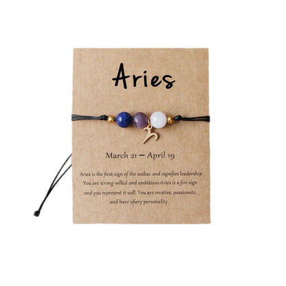 Natural Stone Beaded Tiger Eye Choose your Zodiac Sign | Attract Abundance Bracelet