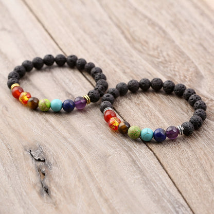Natural Stone Beaded Bracelet for Attracting Positive Energy