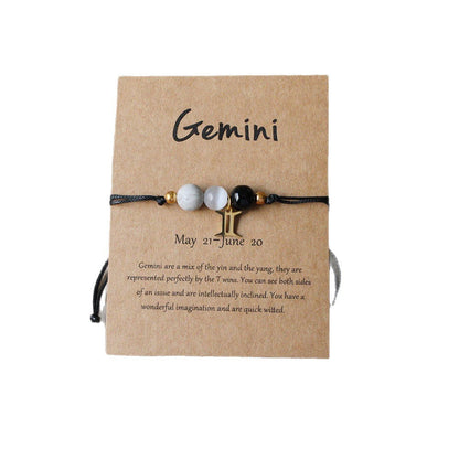 Natural Stone Beaded Tiger Eye Choose your Zodiac Sign | Attract Abundance Bracelet