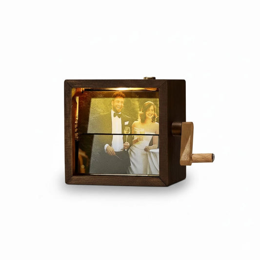Custom Photo Flipbook Frame with Light