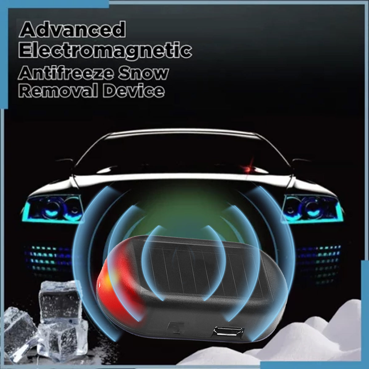 Compact Winter Windshield Anti-Frost Device