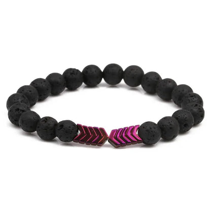 Sacred Arrow Bracelet Lava Stone | Attract Positive Energy