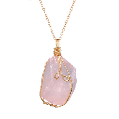 Natural Amethyst Stone Necklace