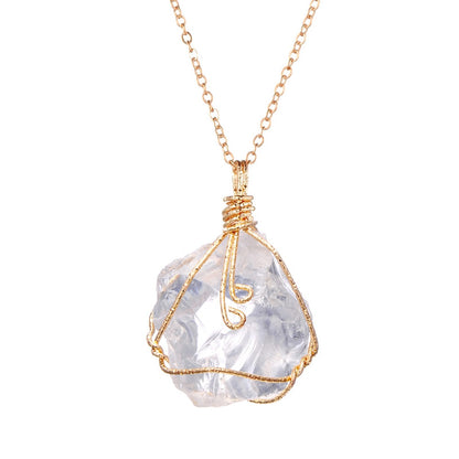 Natural Amethyst Stone Necklace