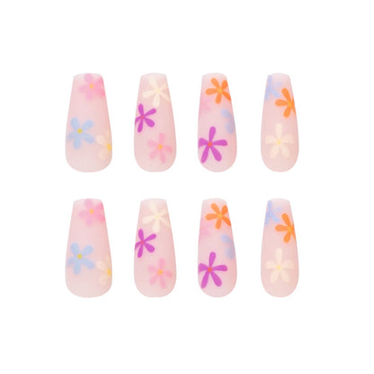 Rainbow Sunflower Wearable Nail Patch