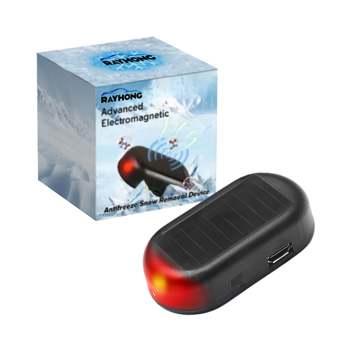Compact Winter Windshield Anti-Frost Device