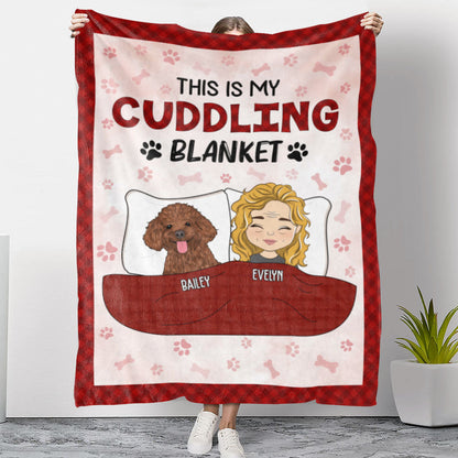 Personalized Cuddling Blanket for Pet Lovers