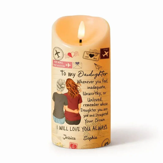 I'll Love You Always - Personalized LED Candle