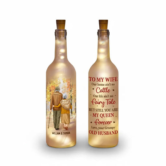 Personalized Love Bottle Light