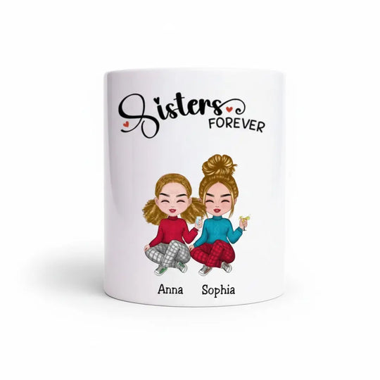 Sisters Forever - Personalized Mug