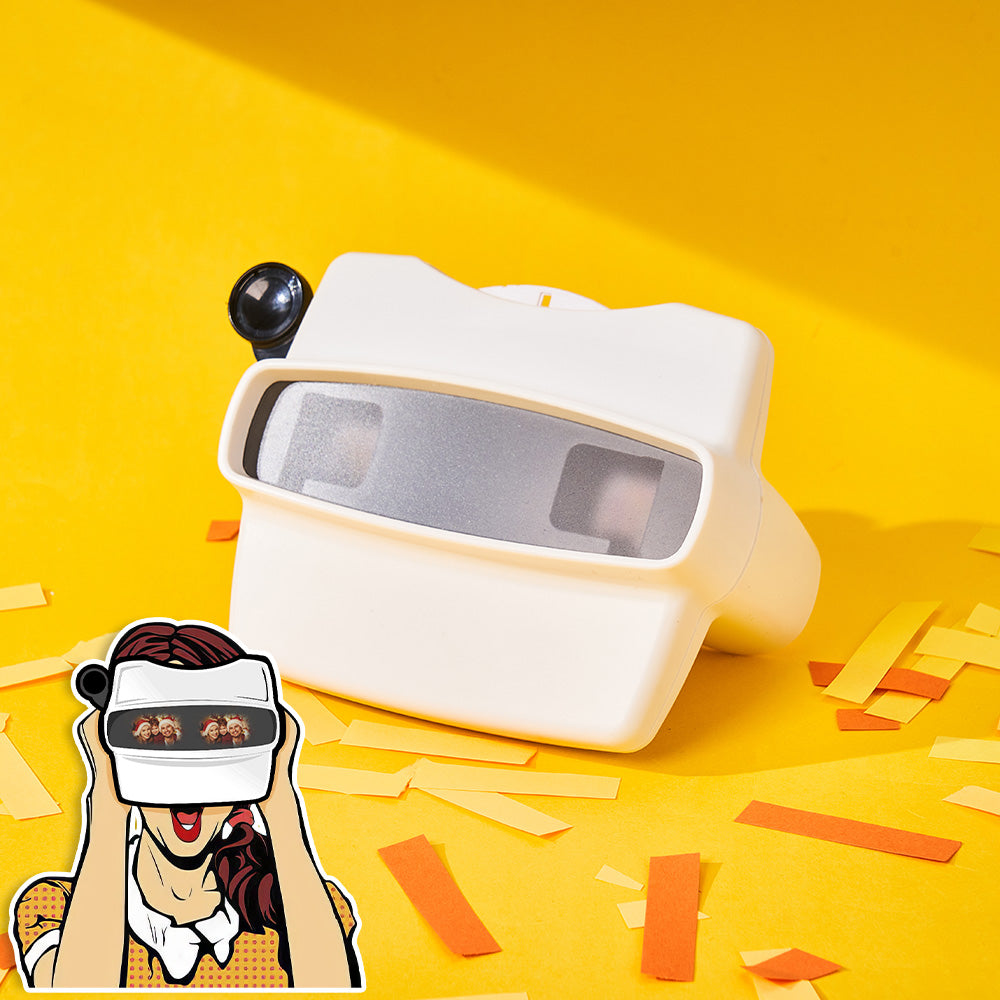 Custom 3D Viewfinder and Reel Personalized Christmas Gifts Text and Photo Viewer with Your Own Photos
