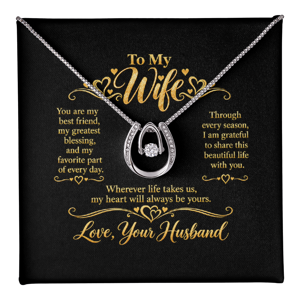 Lucky In Love Necklace for Wife