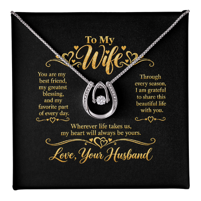 Lucky In Love Necklace for Wife