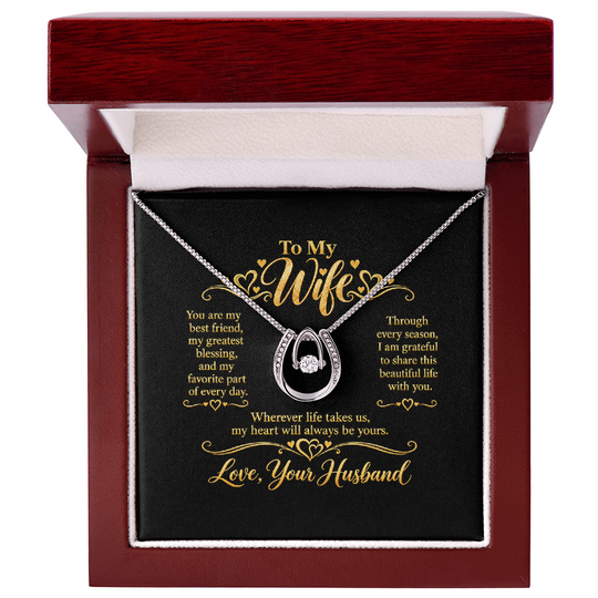 Lucky In Love Necklace for Wife