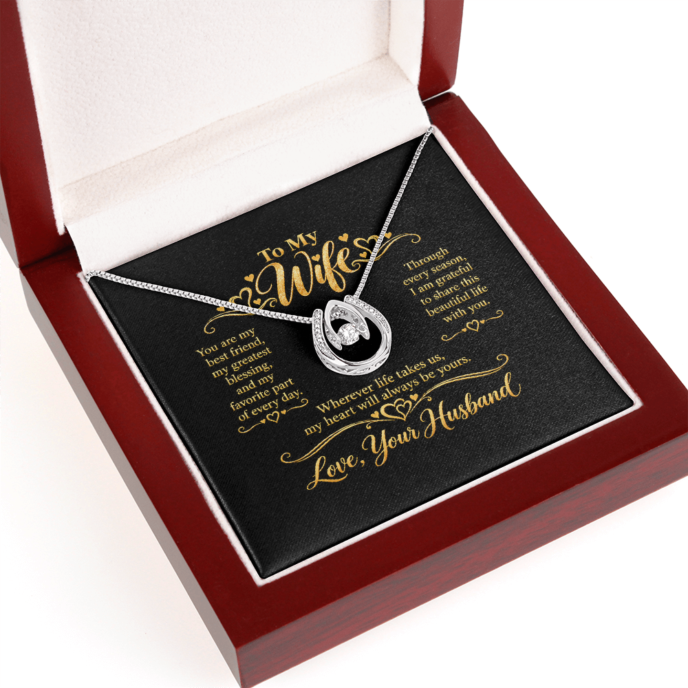 Lucky In Love Necklace for Wife