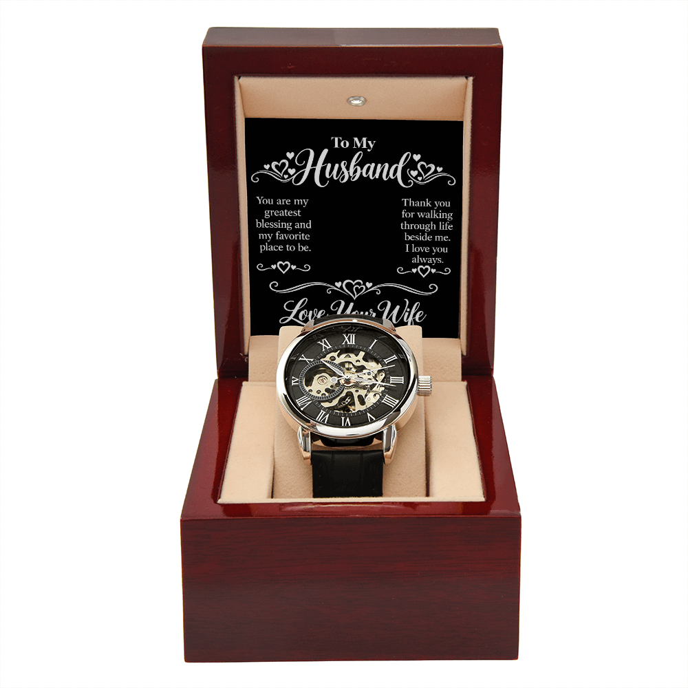 Openwork Watch for Husband